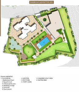 Project Image of 783.0 - 1174.0 Sq.ft 3 BHK Apartment for buy in Runwal Garden City Dahlia