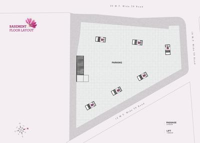 Project Image of 1260.0 - 1805.0 Sq.ft 3 BHK Apartment for buy in Shree Siddheshwar Hollyhock