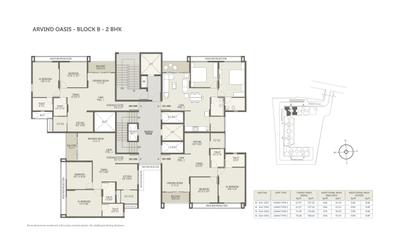 Project Image of 727.32 - 1108.79 Sq.ft 2 BHK Apartment for buy in Arvind Oasis