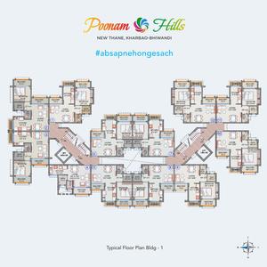 Project Image of 392.0 - 402.0 Sq.ft 1 BHK Apartment for buy in Ashapura Poonam Hills