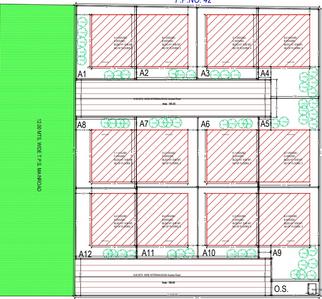 Akshar Developers Anand Om Bunglows Site Plan 1