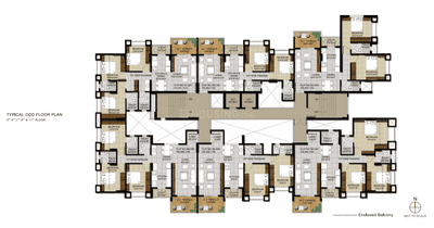 Project Image of 1065.0 - 1256.0 Sq.ft 2 BHK Apartment for buy in Shreeji Sky Greens