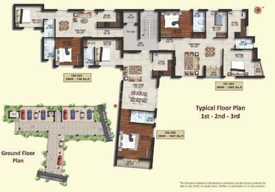 Project Image of 736.0 - 1083.0 Sq.ft 2 BHK Apartment for buy in JVJ Bliss