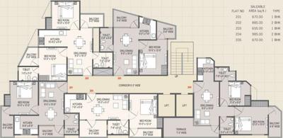 Project Image of 380.0 - 1940.0 Sq.ft 1 BHK Apartment for buy in Auric Prime Suites