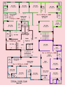 Project Image of 800.0 - 1318.0 Sq.ft 2 BHK Apartment for buy in Gitanjali Enclave