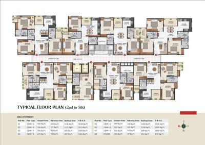 Project Image of 1092.0 - 1534.0 Sq.ft 2 BHK Apartment for buy in Preview Prime Residency