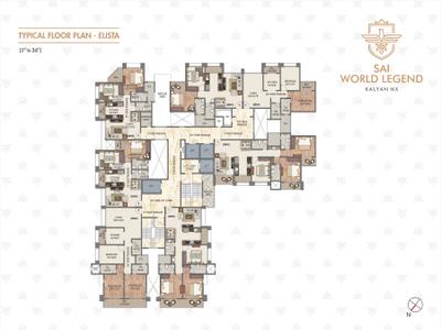 Project Image of 733.56 - 2250.0 Sq.ft 2 BHK Apartment for buy in Paradise Sai World Legend