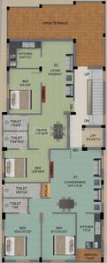 Project Image of 904.0 - 935.0 Sq.ft 2 BHK Apartment for buy in Vijaya Nirmala Vetri Castle