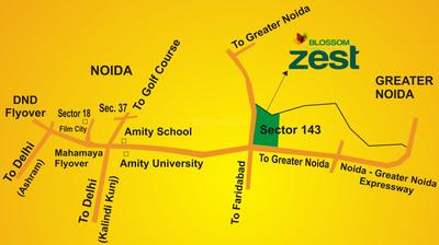 Project Image of 470.0 - 990.0 Sq.ft 1 BHK Apartment for buy in Logix Blossom Zest