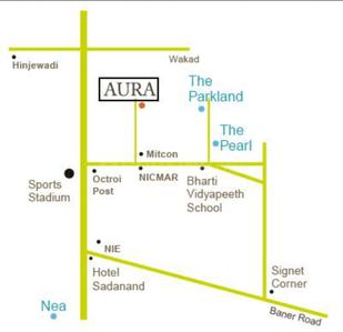 Project Image of 1104.0 - 1915.0 Sq.ft 2 BHK Apartment for buy in Bhandari Aura