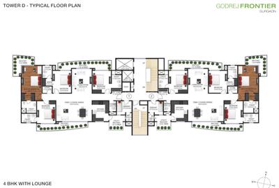 Project Image of 1821.04 - 4611.04 Sq.ft 3 BHK Apartment for buy in Godrej Frontier
