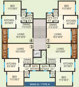 Project Image of 685.0 - 1265.0 Sq.ft 1 BHK Apartment for buy in Agarwal Vrindavan Township