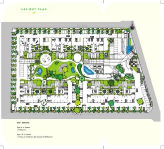 Project Image of 1776.0 - 2050.0 Sq.ft 3 BHK Apartment for buy in Pacifica Green Acres