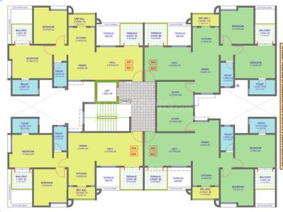 Project Image of 678.0 - 873.0 Sq.ft 2 BHK Apartment for buy in Dreams Rakshak