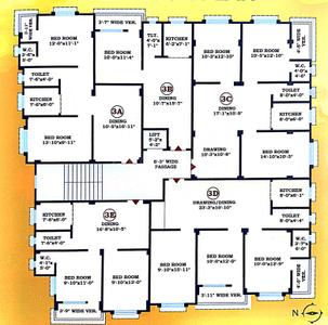 Project Image of 577.0 - 1304.0 Sq.ft 1 BHK Apartment for buy in Dimension Anil Ajit Apartment
