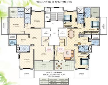 Project Image of 857.0 - 1647.0 Sq.ft 2 BHK Apartment for buy in Kakkad Madhuban A B And C