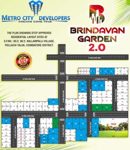 Project Image of 540.0 - 2284.0 Sq.ft Residential Plot Plot for buy in Metro Brindavan Garden