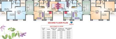 Project Image of 520.0 - 585.0 Sq.ft 1 BHK Apartment for buy in Rohan Wisteria