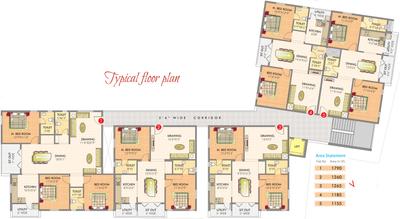 Project Image of 1155.0 - 1790.0 Sq.ft 2 BHK Apartment for buy in Aesthetic Honey Dew Residency