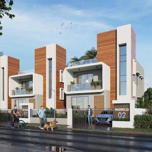 Project Image of 1538.0 - 1881.0 Sq.ft 3 BHK Bungalow for buy in Shrachi Magnolia Renaissance