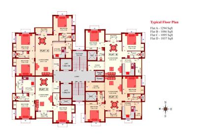 Project Image of 1037.0 - 1294.0 Sq.ft 2 BHK Apartment for buy in Sree Homes Harmony