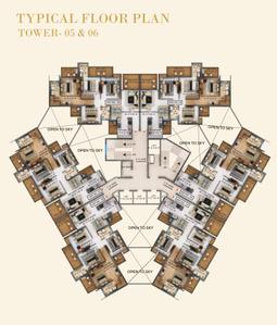 Project Image of 1572.0 - 2185.0 Sq.ft 3 BHK Apartment for buy in RG Pleiaddes