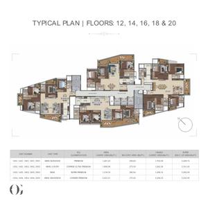 Project Image of 1902.92 - 3360.5 Sq.ft 3 BHK Apartment for buy in Purva Orient Grand