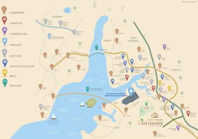 Project Image of 348.15 - 581.8 Sq.ft 1 BHK Apartment for buy in Riu Siddhivinayak Harmony