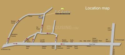 Vandana B R Enclave Location Plan 1