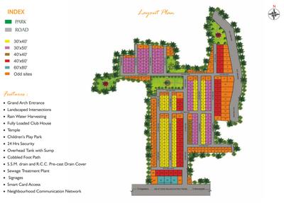 Project Image of 945.07 - 1508.02 Sq.ft Residential Plot Plot for buy in Sri Krishna Gardens Phase 1