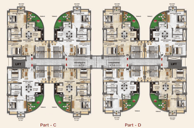 Project Image of 852.0 - 890.0 Sq.ft 3 BHK Apartment for buy in Protech Prime