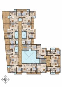 Project Image of 321.3 - 840.88 Sq.ft 1 RK Apartment for buy in C K Sun Pride