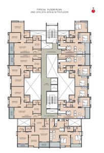 Project Image of 728.0 - 760.0 Sq.ft 2 BHK Apartment for buy in Sanskruti Indrayani Vatika F Building