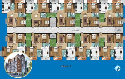Project Image of 552.0 - 1215.0 Sq.ft 1 BHK Apartment for buy in Paripoorna Shri Aishwaryam Smart City