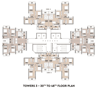 Project Image of 665.43 - 959.18 Sq.ft 2 BHK Apartment for buy in Sunteck Sky Park
