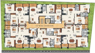 Project Image of 1220.0 - 1820.0 Sq.ft 2 BHK Apartment for buy in Eco Marina
