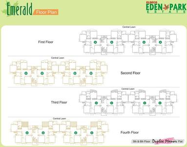 Project Image of 1232.0 - 2390.0 Sq.ft 2 BHK Apartment for buy in Eldeco Eden Park Estate