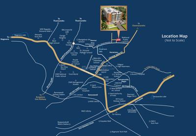 Project Image of 1671 Sq.ft 3 BHK Apartment / Flat for sale in Horamavu for Rs. 9200000