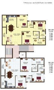 Project Image of 1200.0 - 1595.0 Sq.ft 3 BHK Apartment for buy in Adharshila Punit Enclave Block C