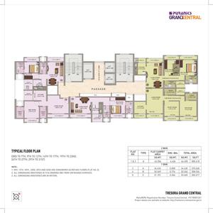 Project Image of 335.0 - 453.0 Sq.ft 1 BHK Apartment for buy in Puraniks Tresora Grand Central