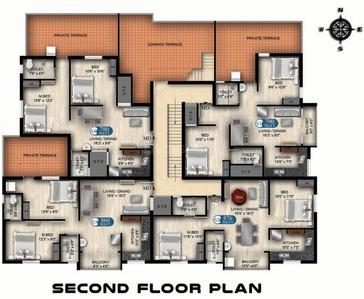 Project Image of 590.0 - 900.0 Sq.ft 1 BHK Apartment for buy in DAC Smile
