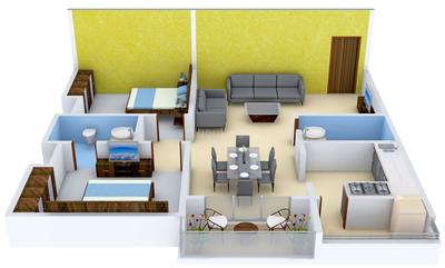 Project Image of 1270.0 - 1770.0 Sq.ft 2 BHK Apartment for buy in Value Valueprop Prime Vivanne