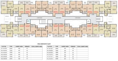 Project Image of 391.0 - 589.0 Sq.ft 1 BHK Apartment for buy in Rohit Pinnacle