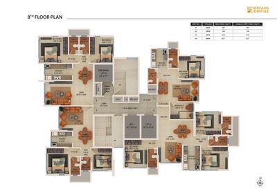 Project Image of 480.0 - 1505.0 Sq.ft 2 BHK Apartment for buy in Dreams Empire