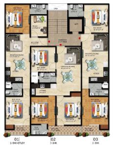 Project Image of 1010.0 - 3600.0 Sq.ft 2 BHK Builder Floor for buy in Arrow The grand Ultima 2