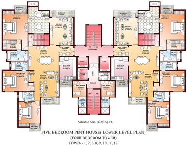 Project Image of 2530.0 - 9945.0 Sq.ft 3 BHK Apartment for buy in Parsvnath La Tropicana