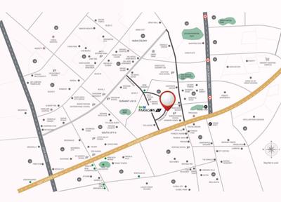 Project Image of 0.0 - 1210.0 Sq.ft 1 BHK Duplex for buy in M3M Paragon 57
