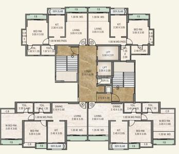 Project Image of 950 Sq.ft 2 BHK Apartment / Flat for sale in Hiranandani Estate for Rs. 13500000