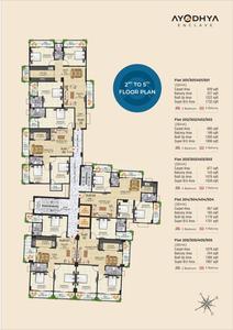 Project Image of 1415.0 - 1987.0 Sq.ft 3 BHK Apartment for buy in Ayodhya Enclave