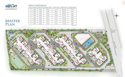 Project Image of 1310.0 - 1860.0 Sq.ft 2 BHK Apartment for buy in Ramky One Genext Towers
